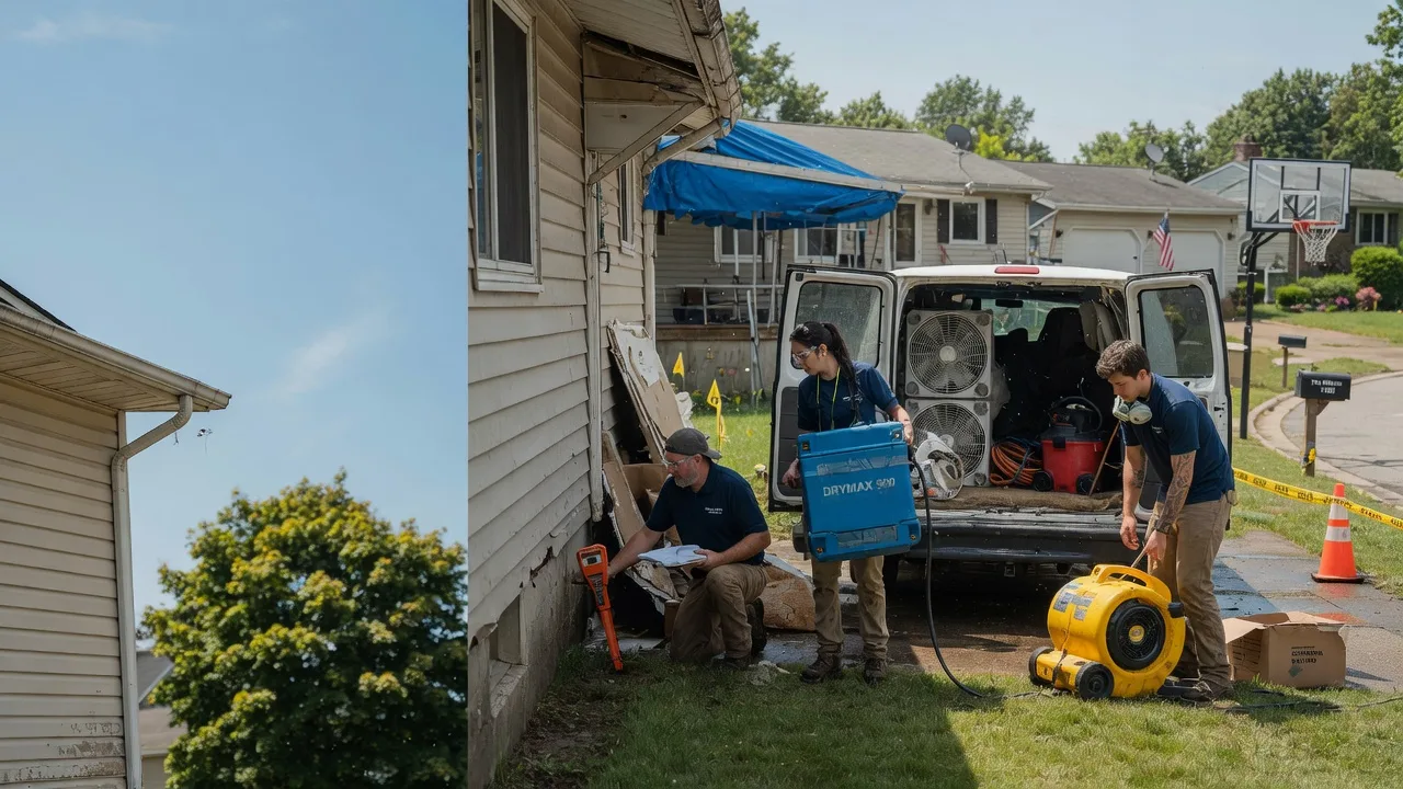 Ceiling Leak Cleanup in East Pembroke, NY near me